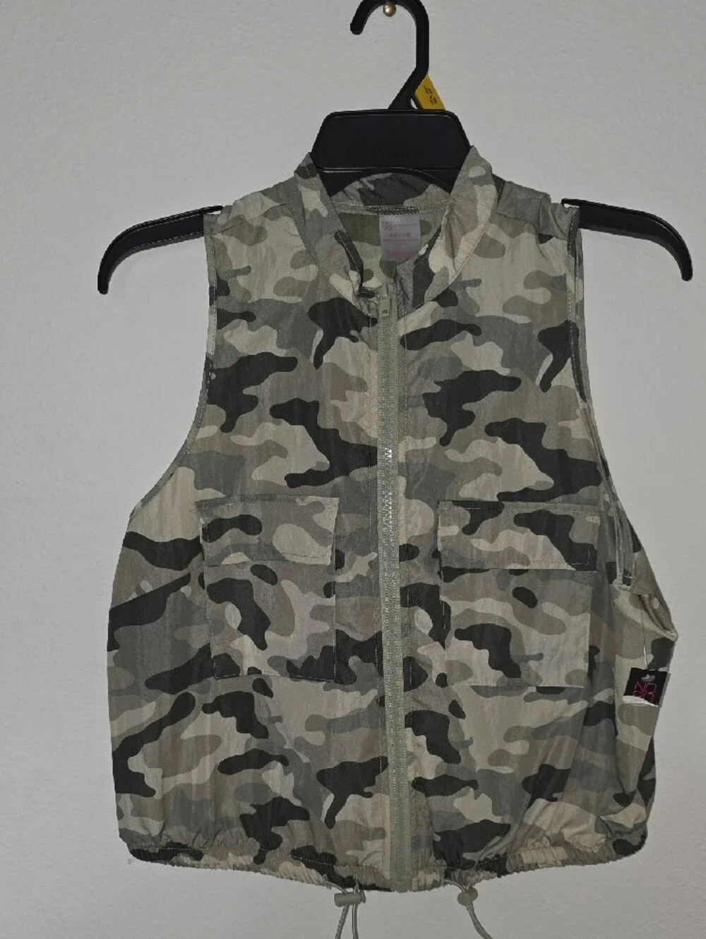 Kids Camo Drawstring Shorts - Olive Green